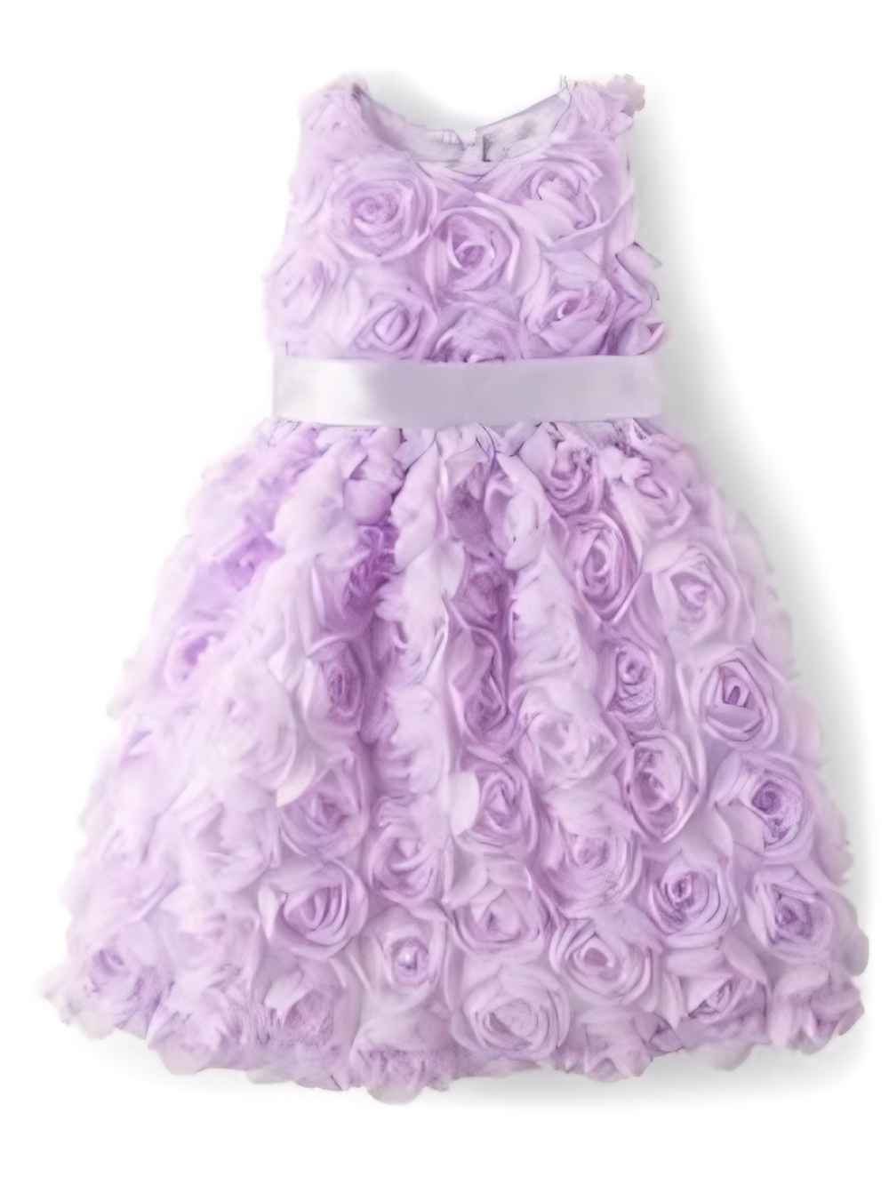 Special Ocassion By Gymboreee Lilac Rose Appliqué Party Dress for Girls
